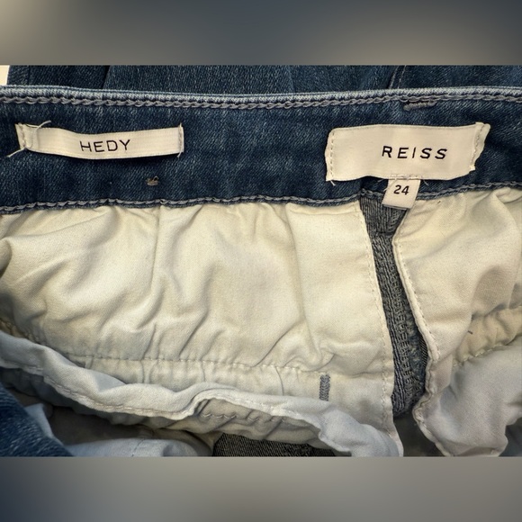 REISS Hedy Side Zip Jeans Size 24 - Picture 6 of 13